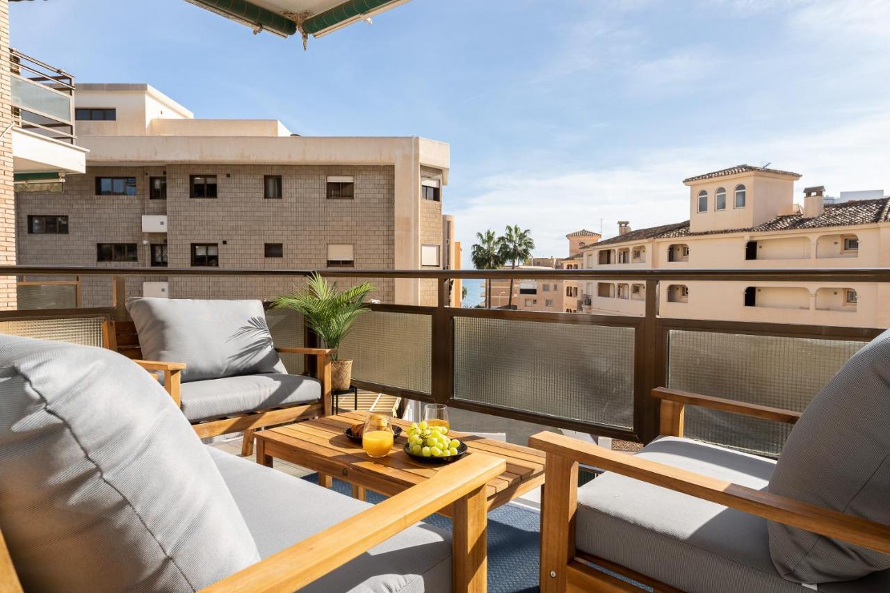 Sea View 2 Bedroom Apartment 2 Min Away From The Beach Torremolinos Exterior photo
